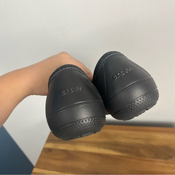 Crocs Lano Slip On Loafers Shoes Womens Sz 10 Flats Rubber Casual Professional - Picture 5 of 7